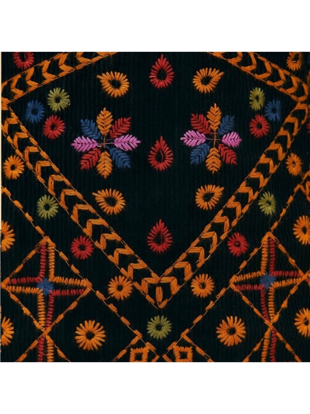 Farm Rio: Embroidered Corduroy
Puff Sleeve Mini Dress - Picture 15 of 15